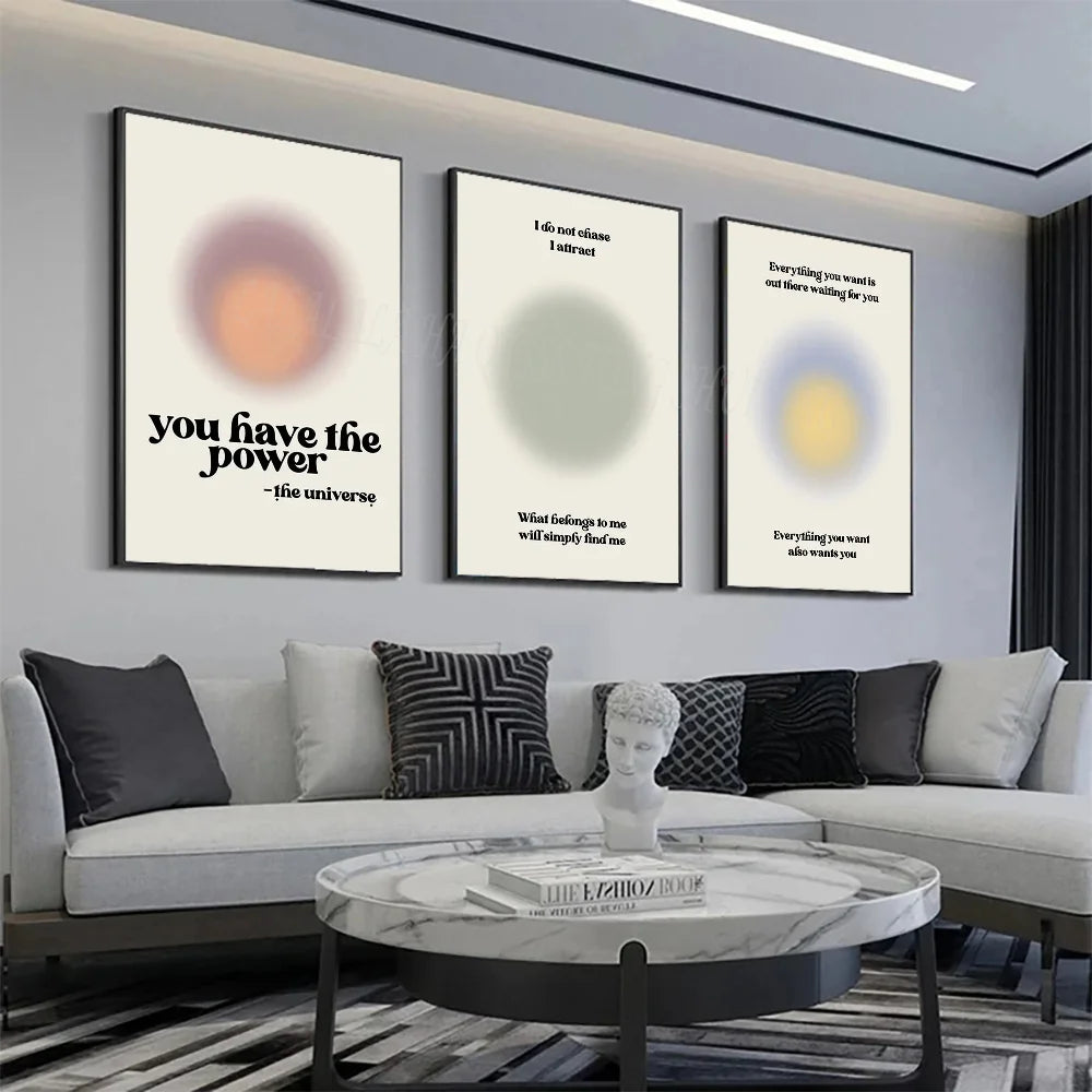 Law of Attraction Manifestation Poster