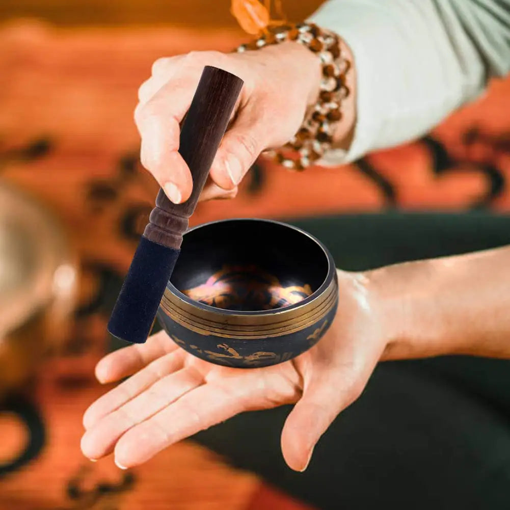 Lotus Tibetan Singing Bowl Set