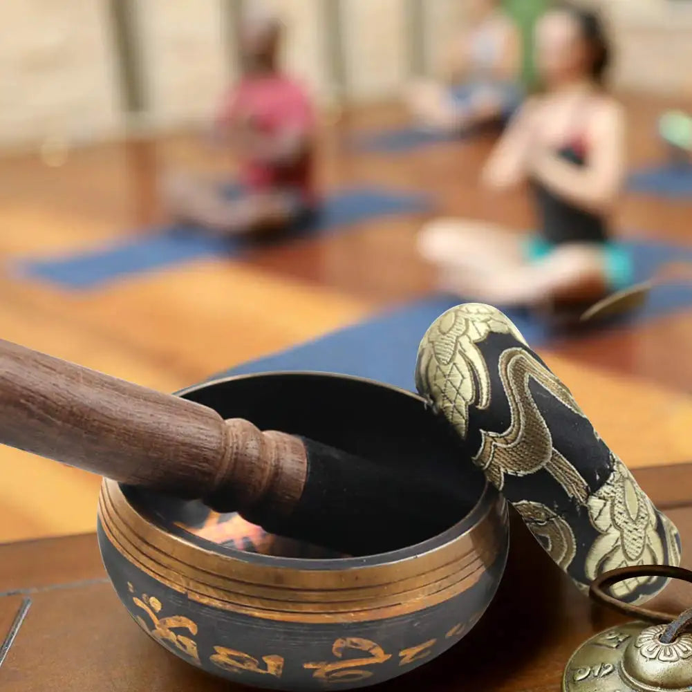 Lotus Tibetan Singing Bowl Set