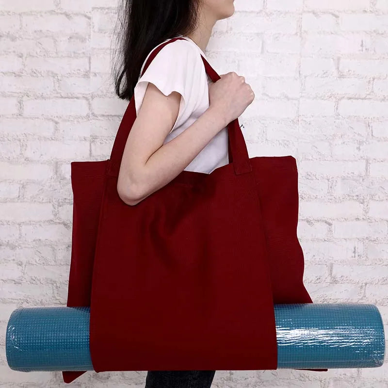Durable Canvas Cotton Yoga Mat Bag