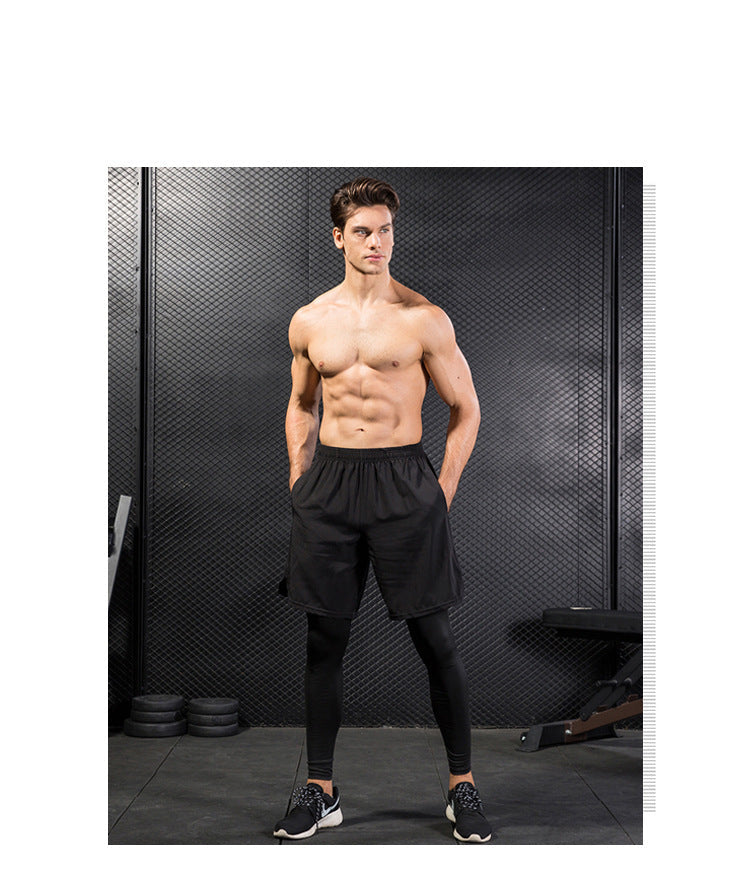 Men's 2 in 1 Quick Dry Running Shorts