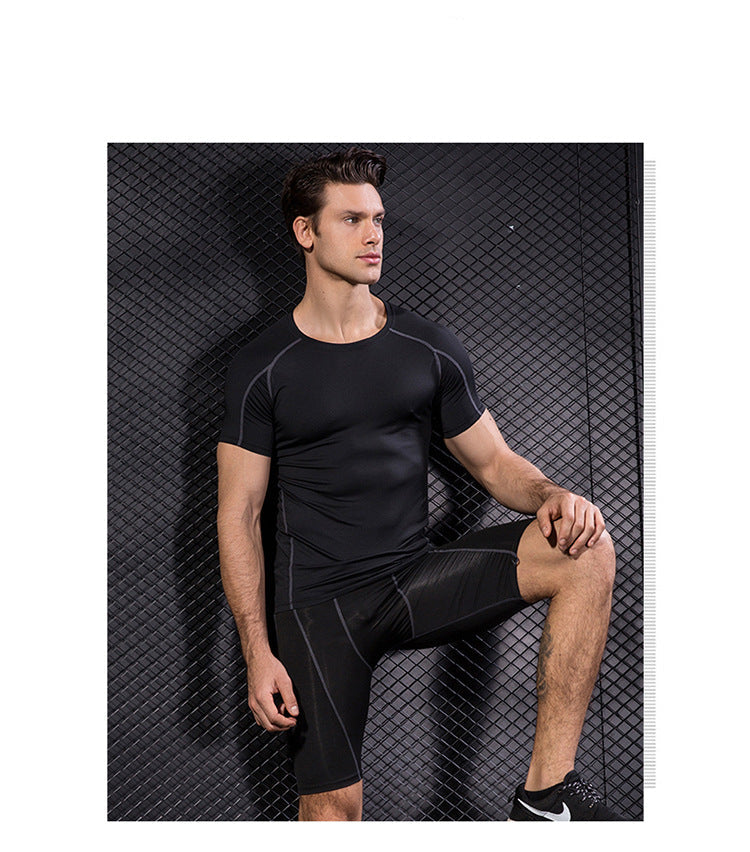 Men‘s Quick Dry Compression Workout Shirt