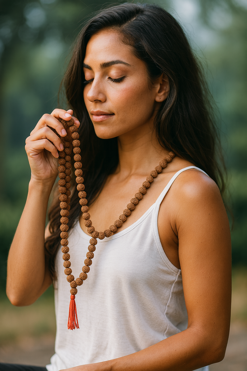 Rudraksha Mala Necklace