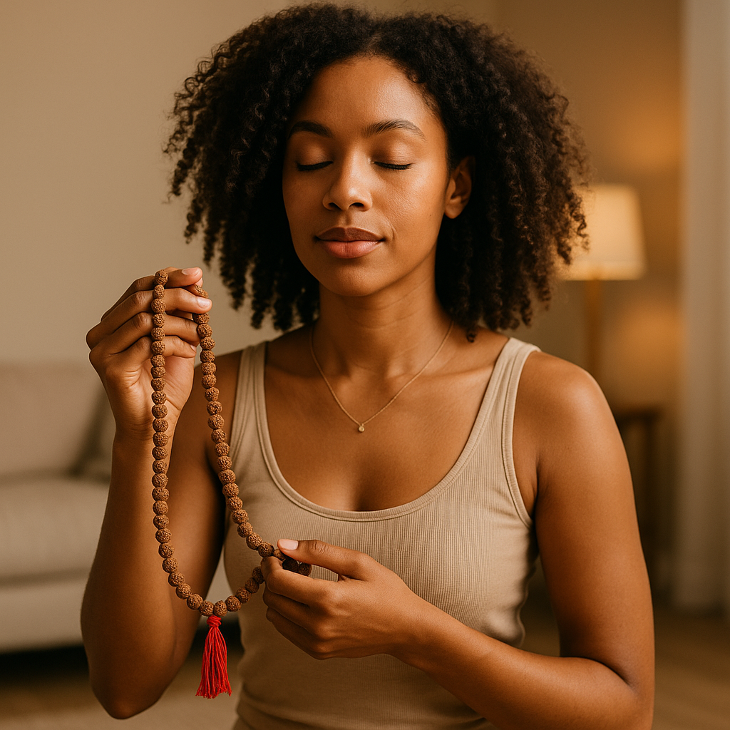 Rudraksha Mala Necklace