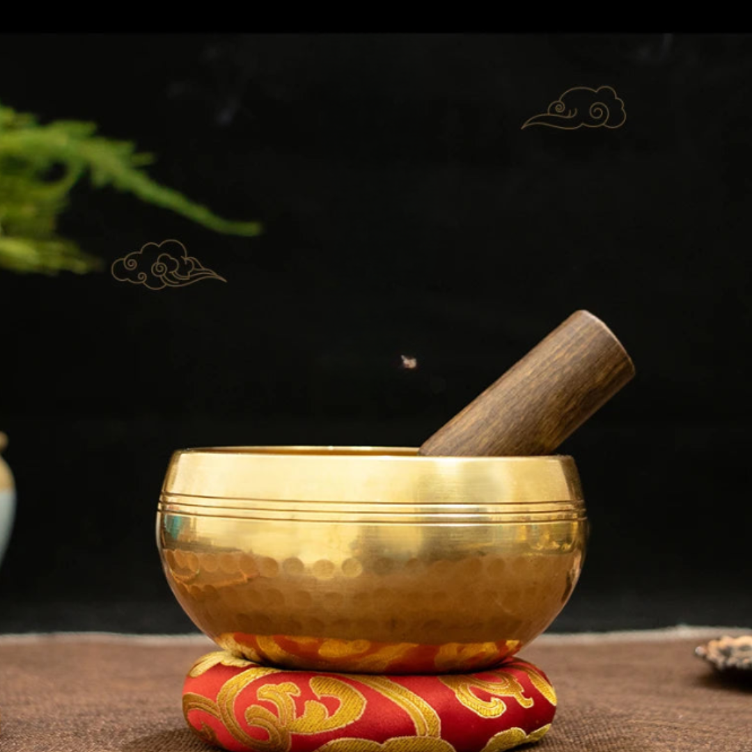 Handmade Tibetan Singing Bowl Set