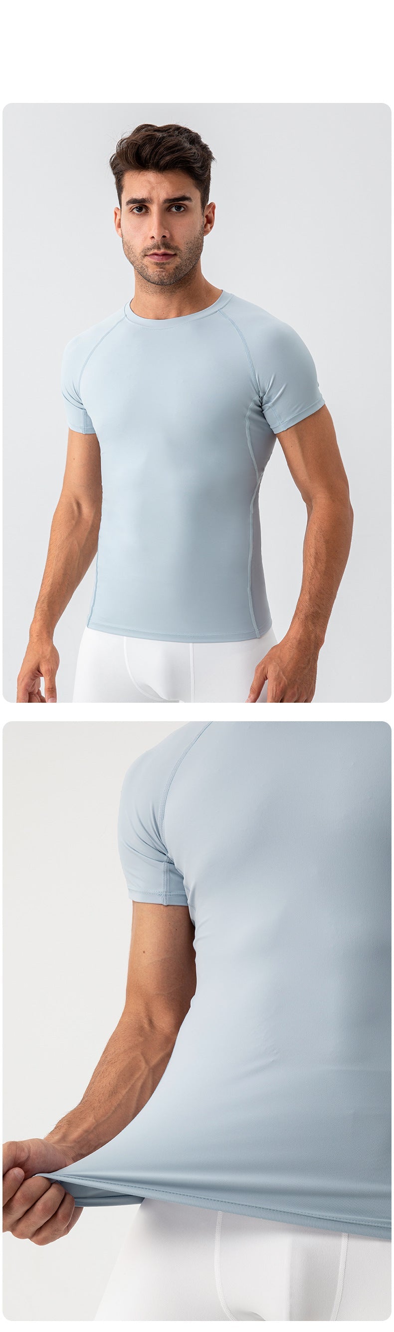 Men's Quick-Dry Compression Training T-Shirt