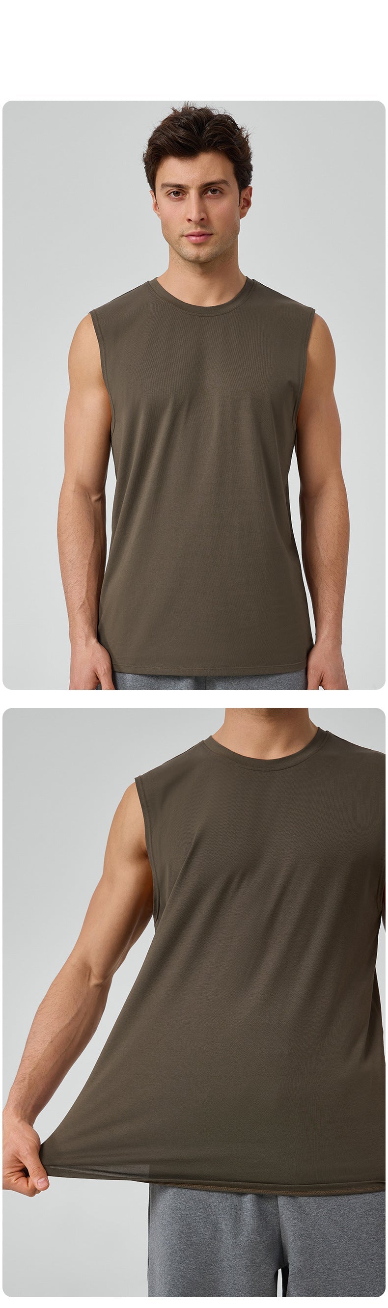 Men's Sleeveless Yoga Top