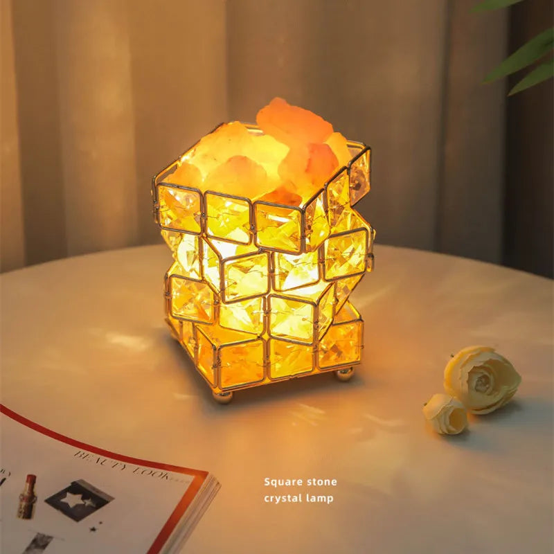 Himalayan Crystal Salt Lamp Night Light
