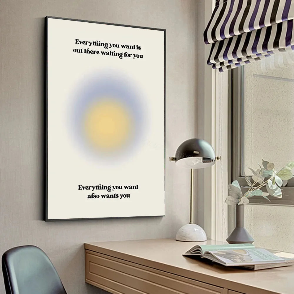 Law of Attraction Manifestation Poster