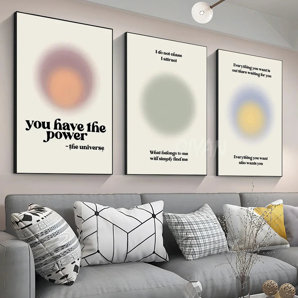 Law of Attraction Manifestation Poster