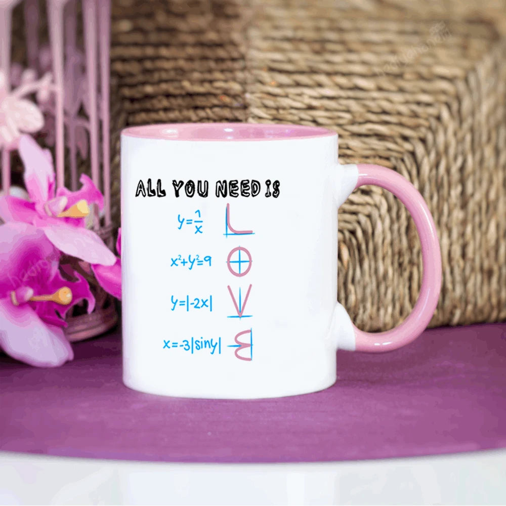 All You Need Is Love Math Mug