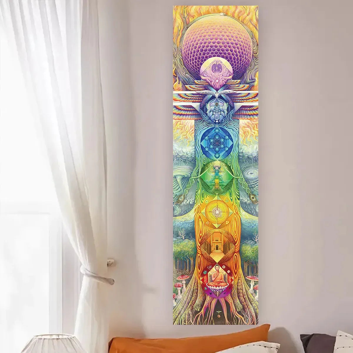 Colorful Chakra Wall Tapestry