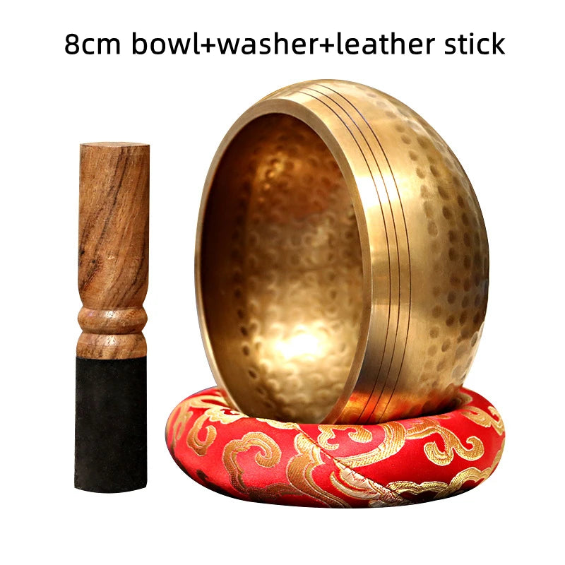 Handmade Tibetan Singing Bowl Set