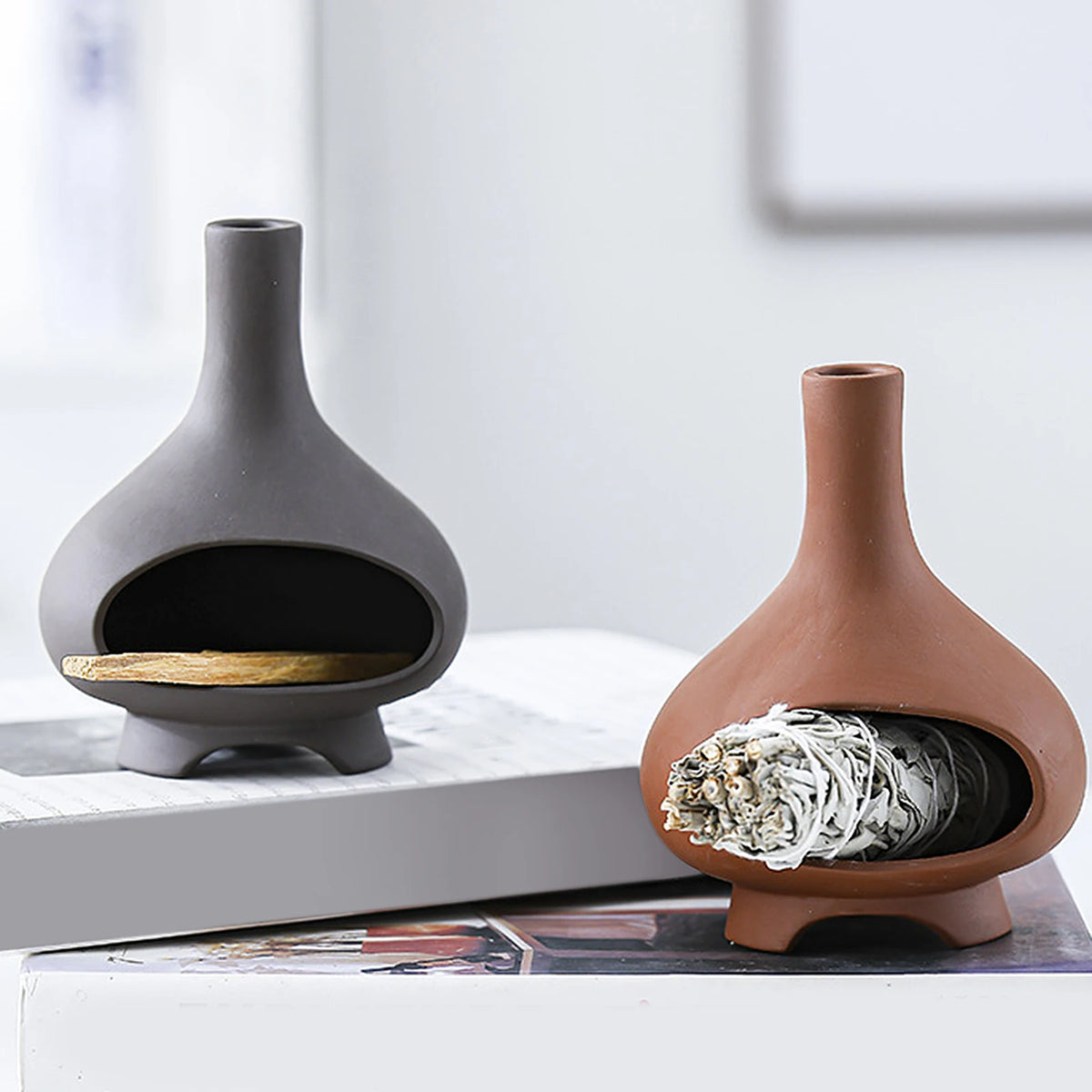 Minimalist Ceramic Incense Holder