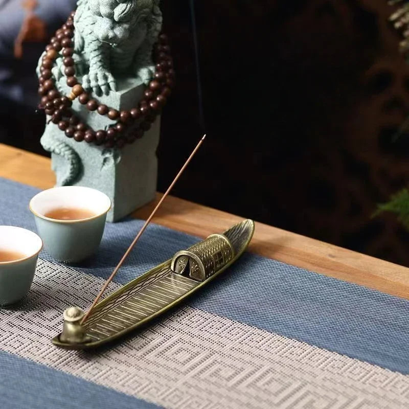 Zen Boat Incense Holder