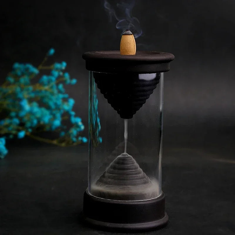 Hourglass Backflow Incense Burner