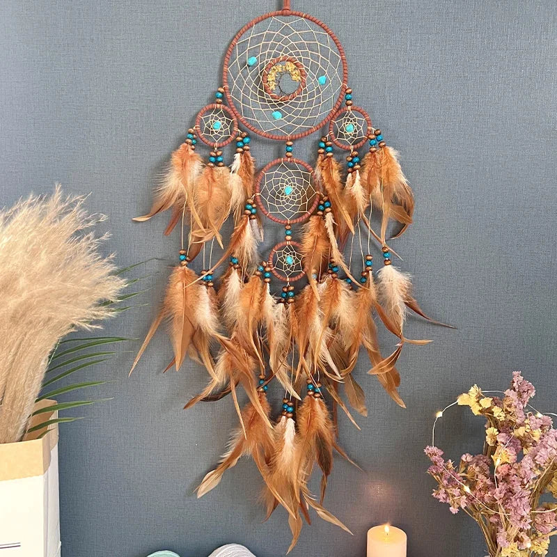 Boho Dream Catcher with Wind Chimes