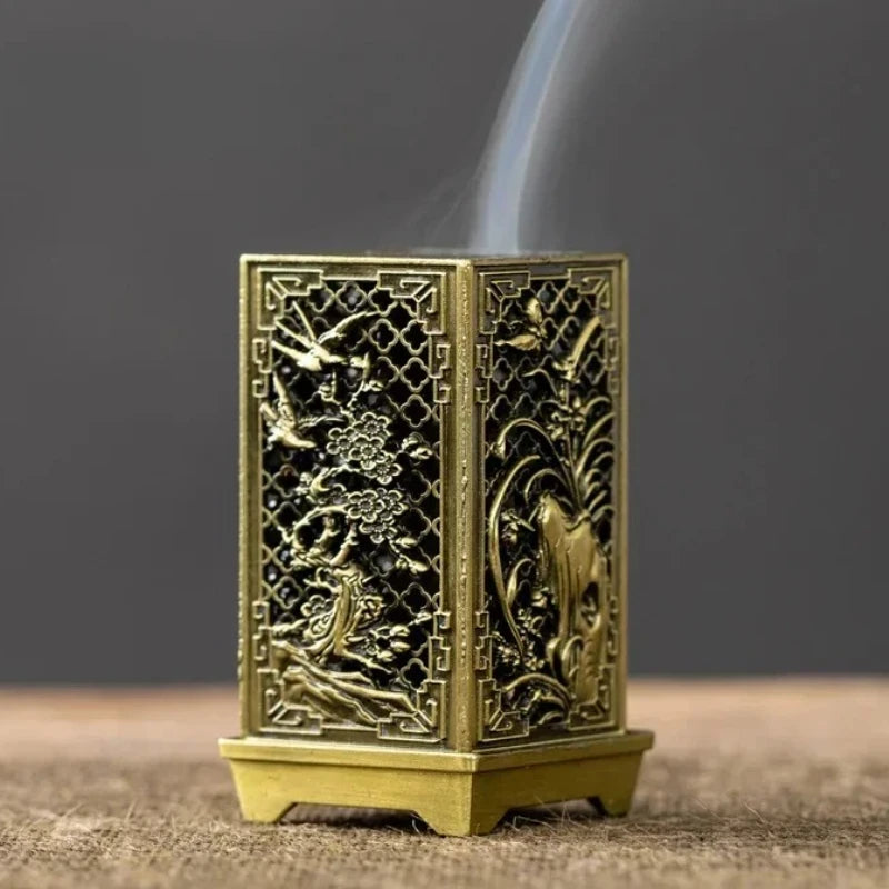 Antique-Style Vertical Incense Tower