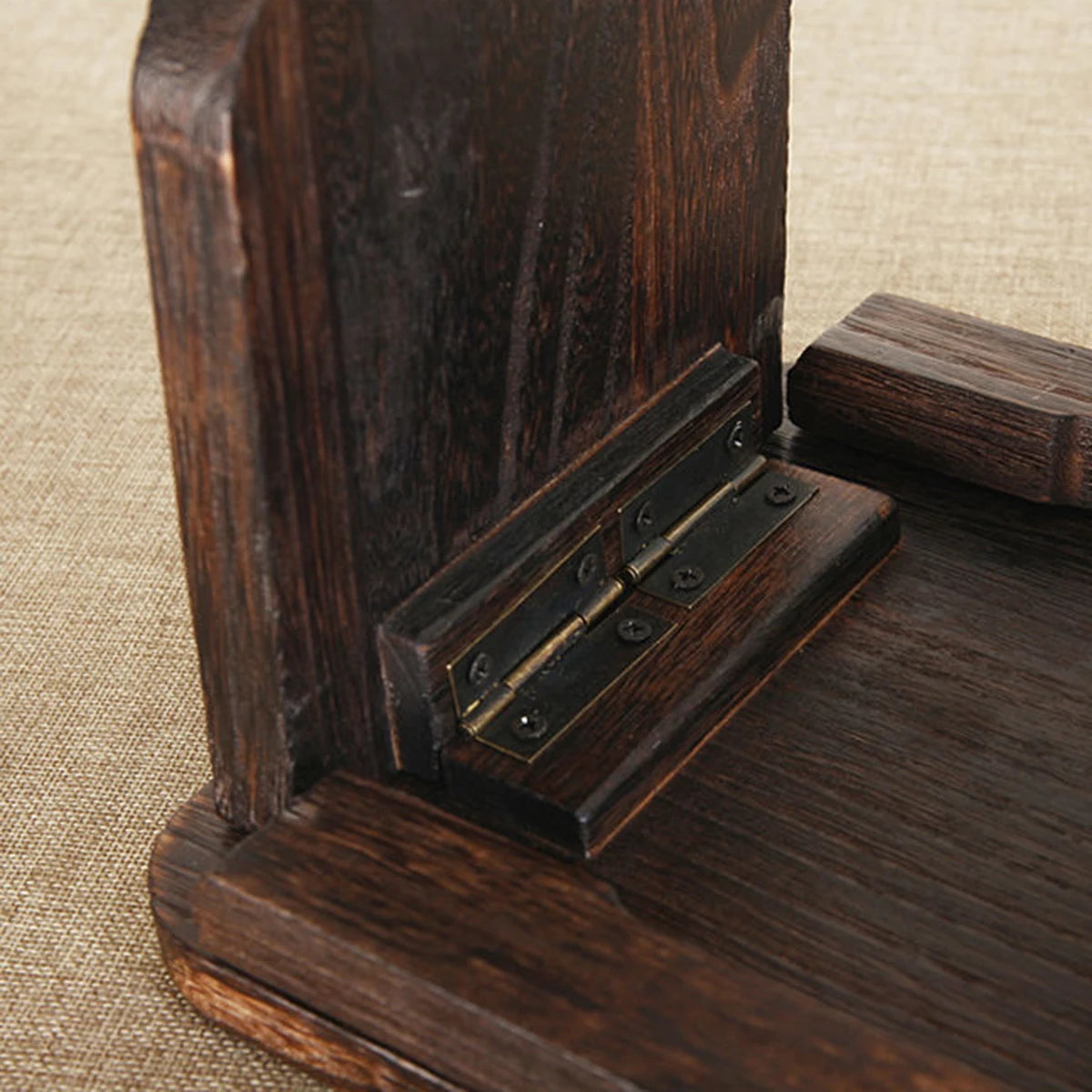 Foldable Solid Wood Meditation Kneeling Stool