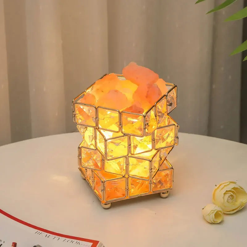 Himalayan Crystal Salt Lamp Night Light