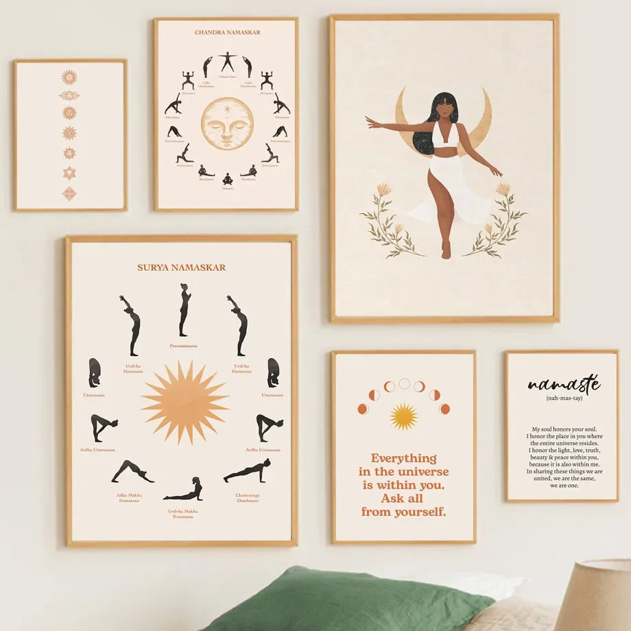 Yoga and Spiritual Wall Art