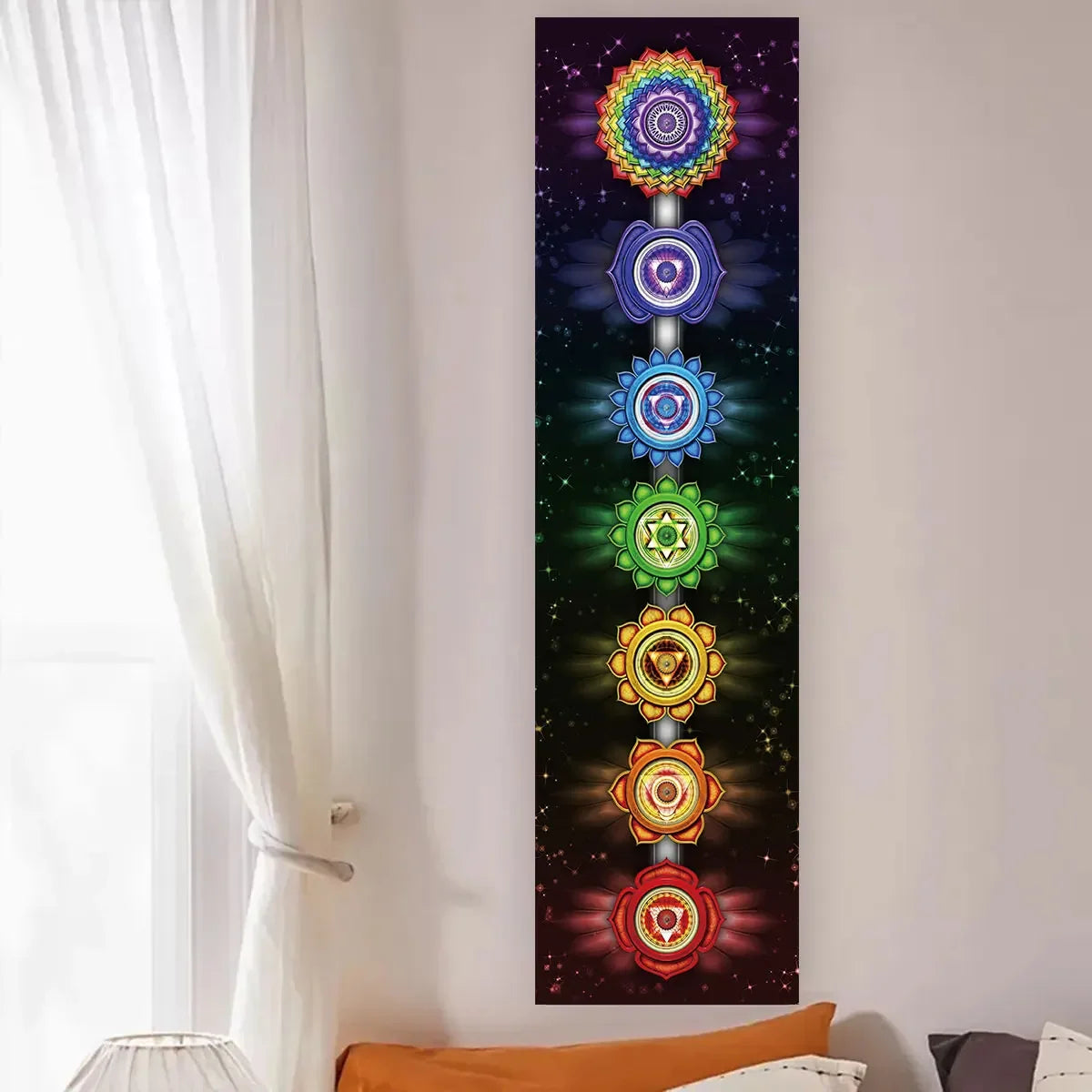 Colorful Chakra Wall Tapestry
