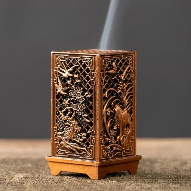 Antique-Style Vertical Incense Tower