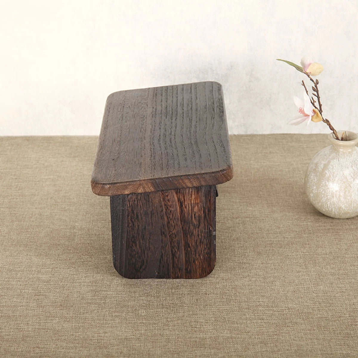 Foldable Solid Wood Meditation Kneeling Stool