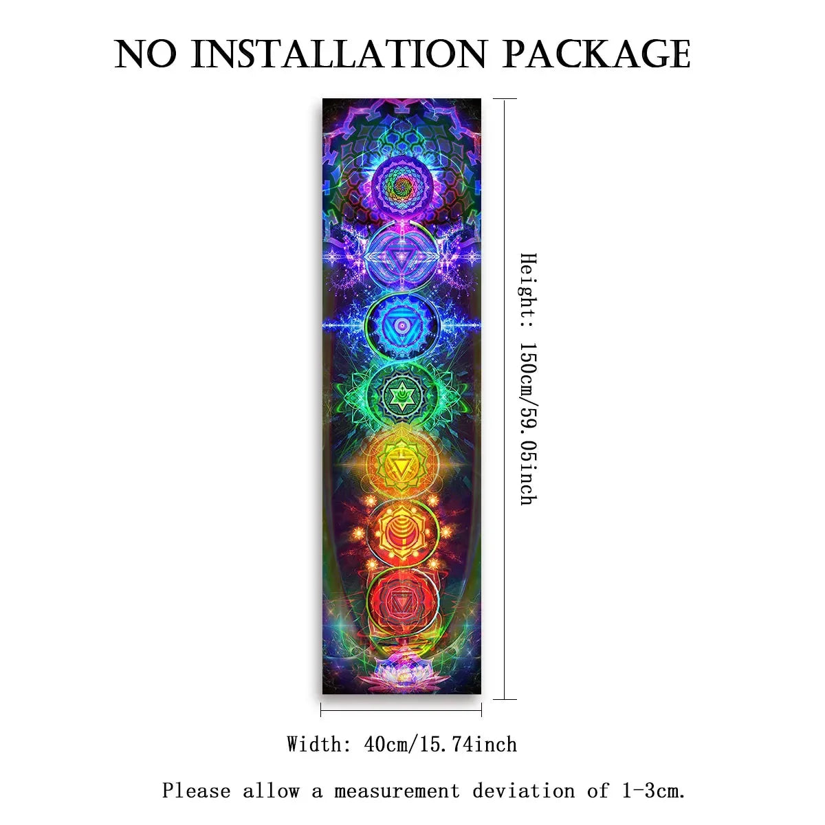 Colorful Chakra Wall Tapestry