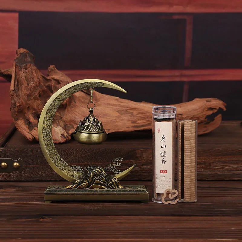 Antique Bronze Gourd Incense Burner