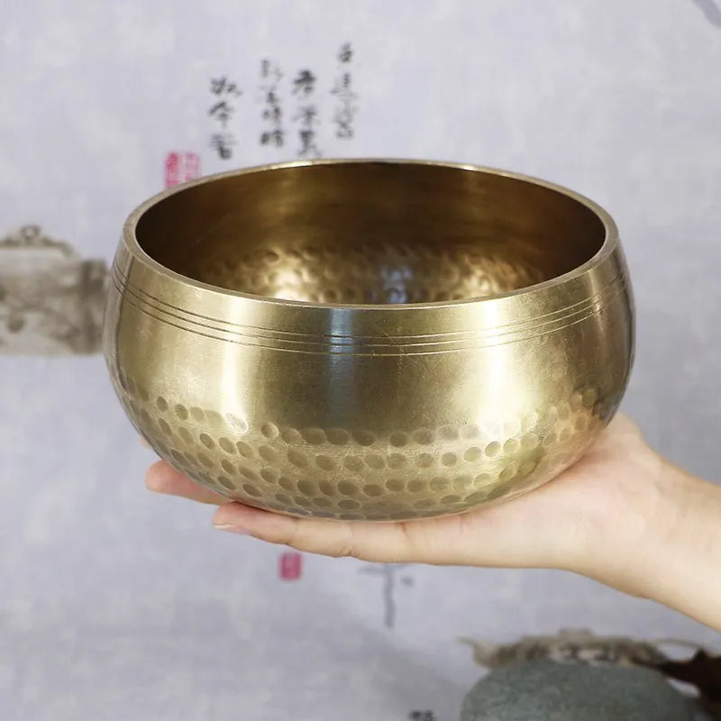 Handmade Tibetan Singing Bowl Set