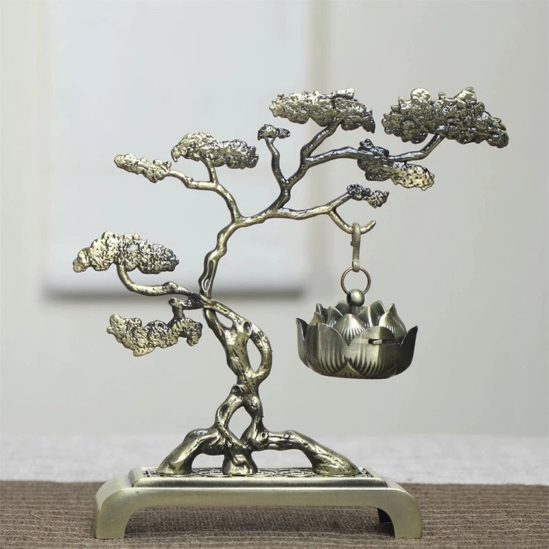 Antique Bronze Gourd Incense Burner