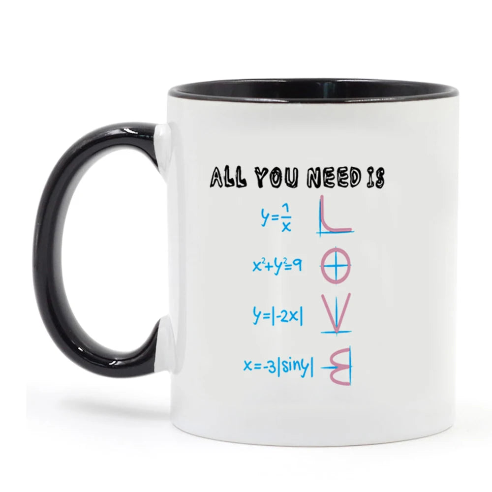 All You Need Is Love Math Mug