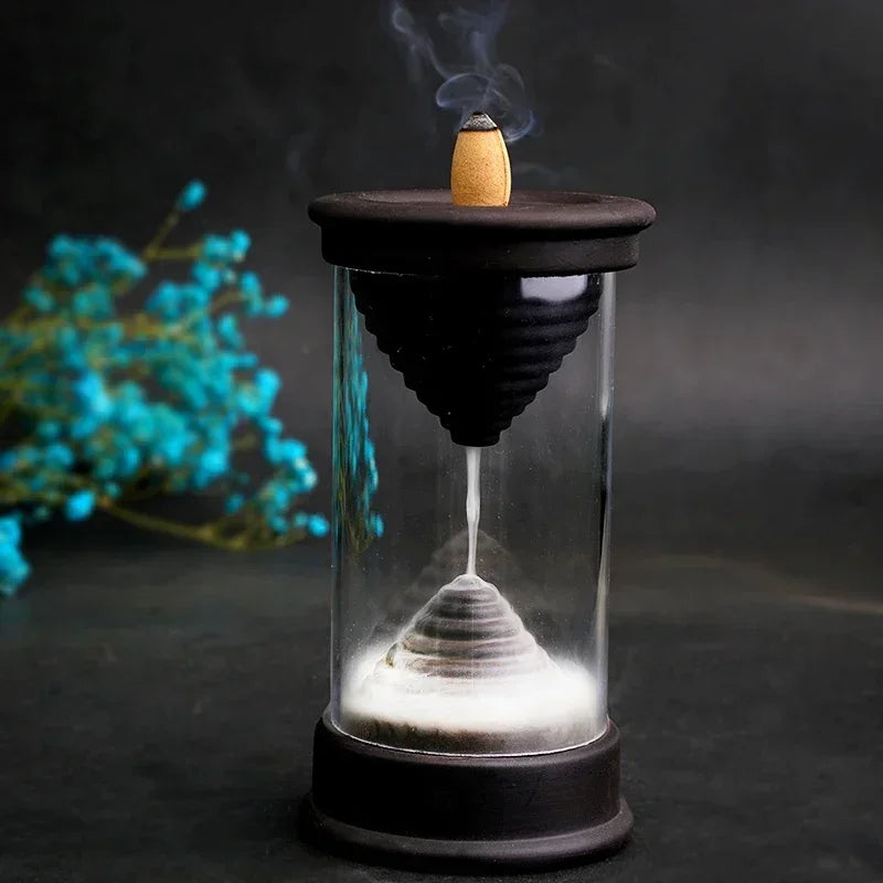 Hourglass Backflow Incense Burner