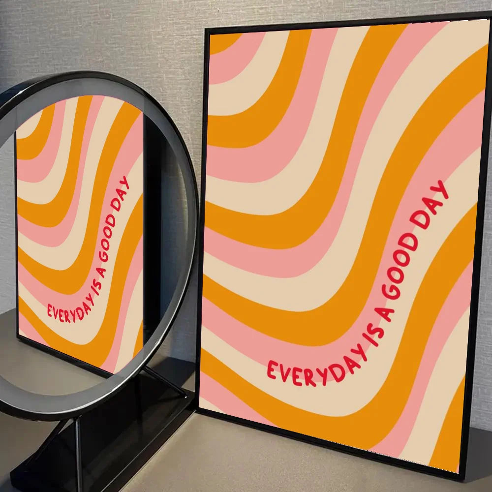 Boho Sun Positive Affirmation Wall Poster