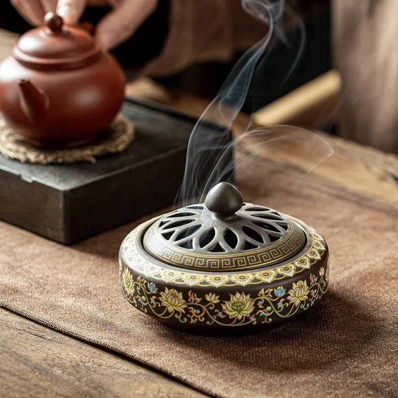 Vintage Ceramic Incense Burner