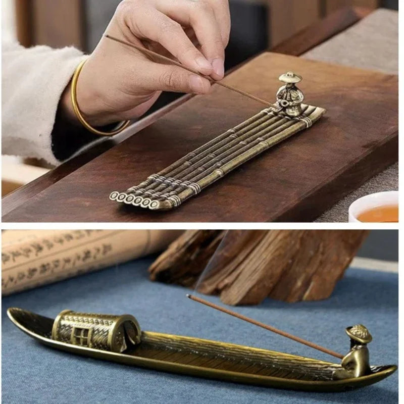 Zen Boat Incense Holder