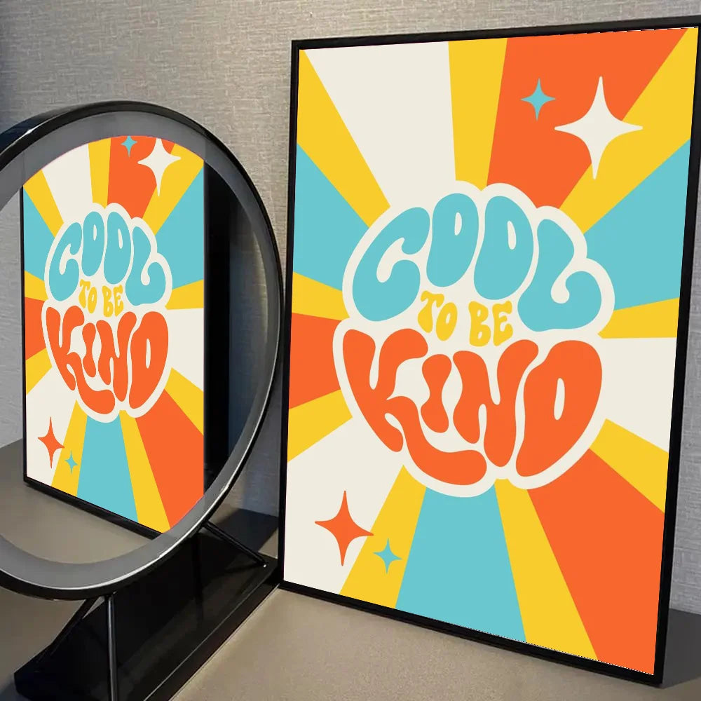 Boho Sun Positive Affirmation Wall Poster