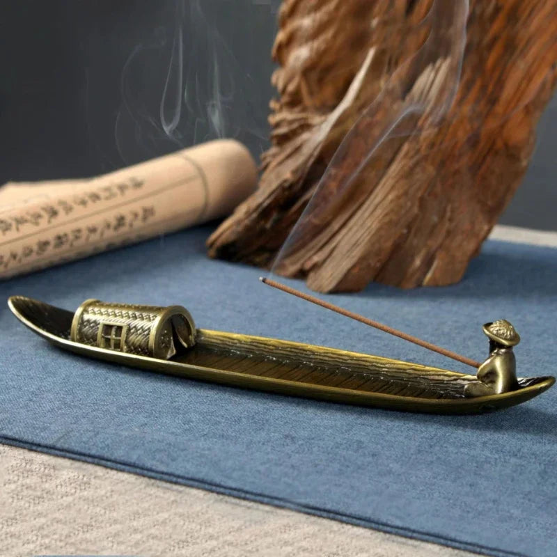 Zen Boat Incense Holder