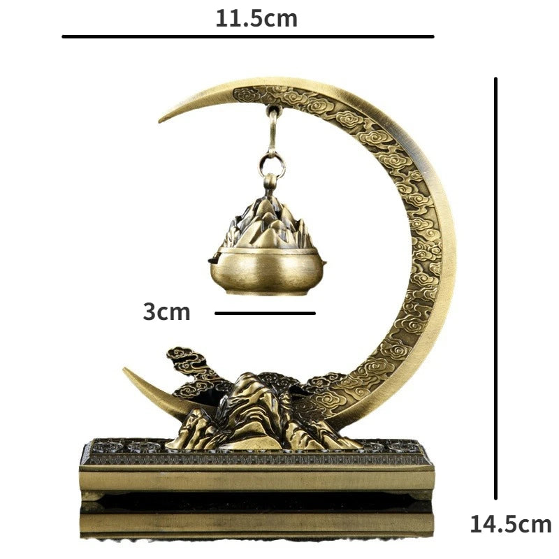 Antique Bronze Gourd Incense Burner