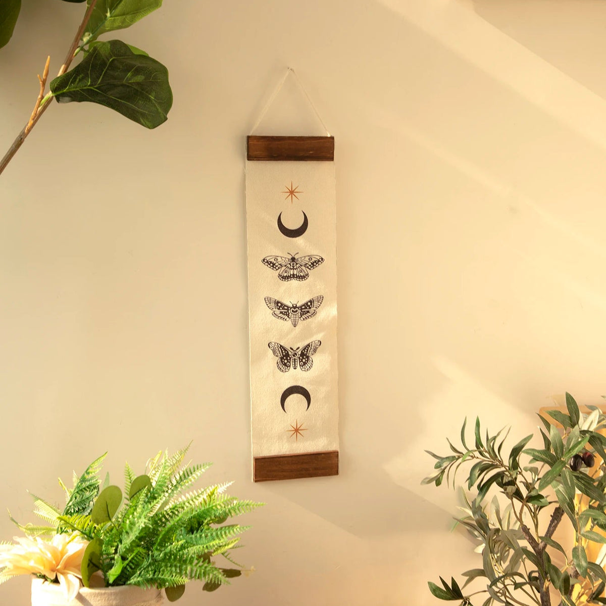 Butterfly Moon Phase Tapestry