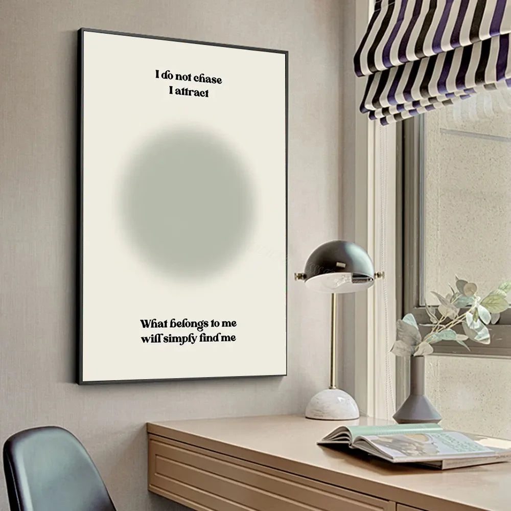 Law of Attraction Manifestation Poster