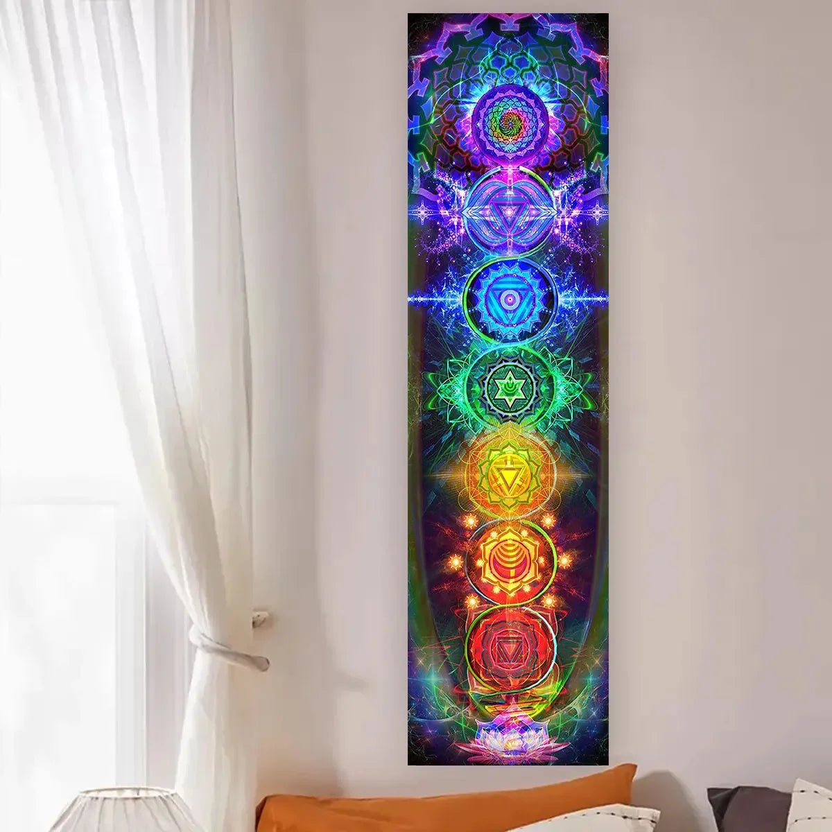 Colorful Chakra Wall Tapestry
