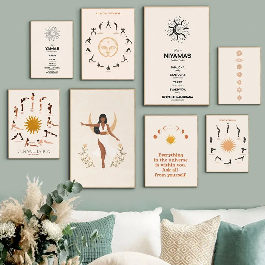 Yoga and Spiritual Wall Art