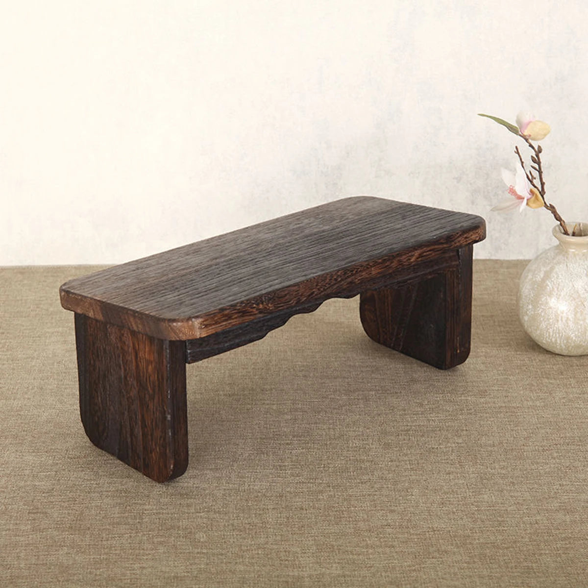 Foldable Solid Wood Meditation Kneeling Stool