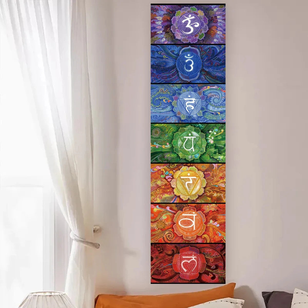 Colorful Chakra Wall Tapestry