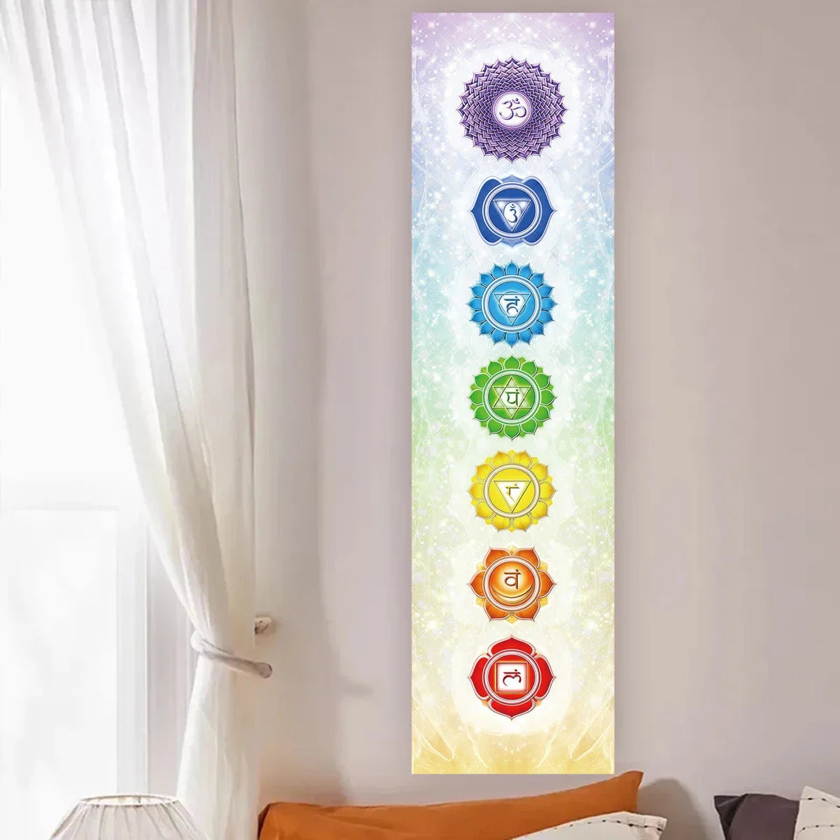 Colorful Chakra Wall Tapestry