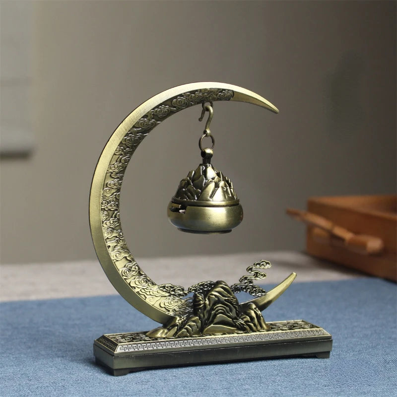 Antique Bronze Gourd Incense Burner