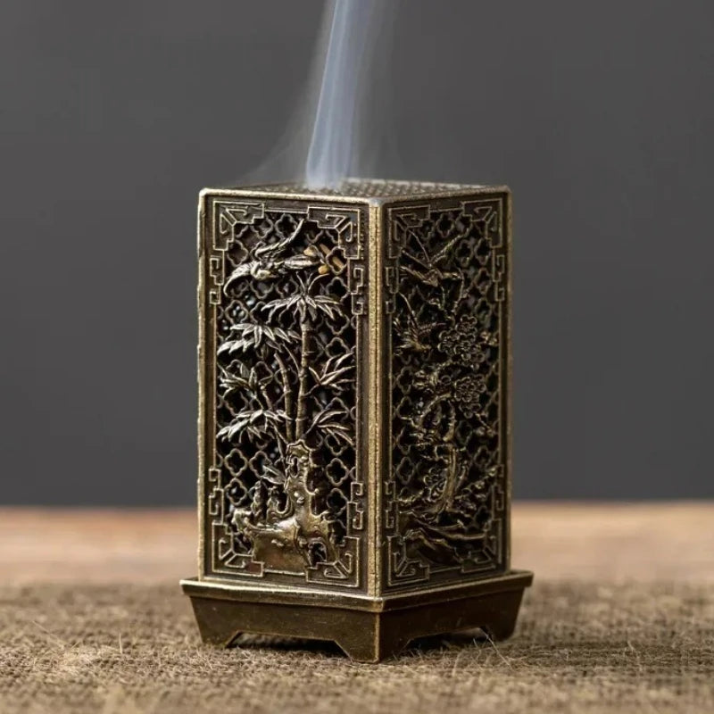 Antique-Style Vertical Incense Tower