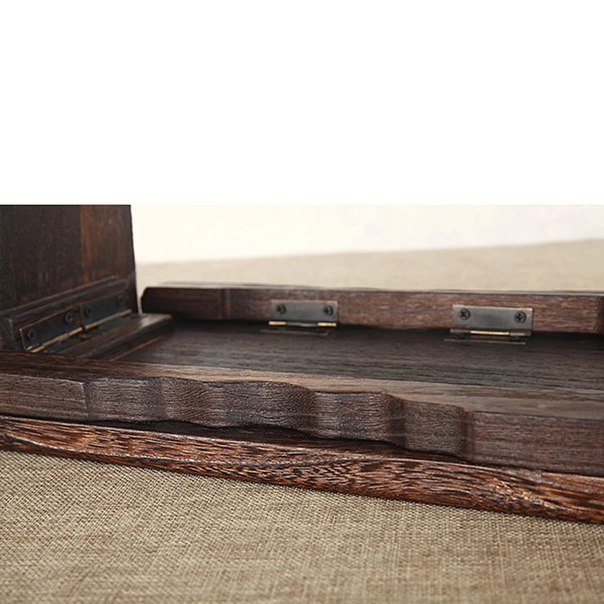 Foldable Solid Wood Meditation Kneeling Stool